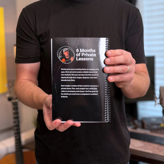 Guitar Lessons with Chris: 6 Months of Private Lessons for Beginners (Lay-Flat Spiral Edition)