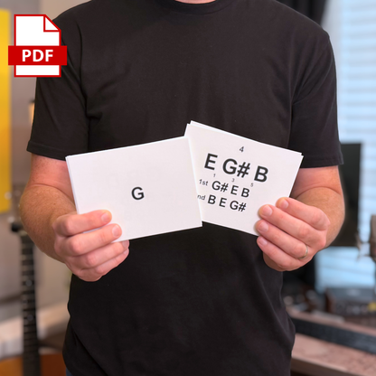 Printable Music Theory Flash Cards