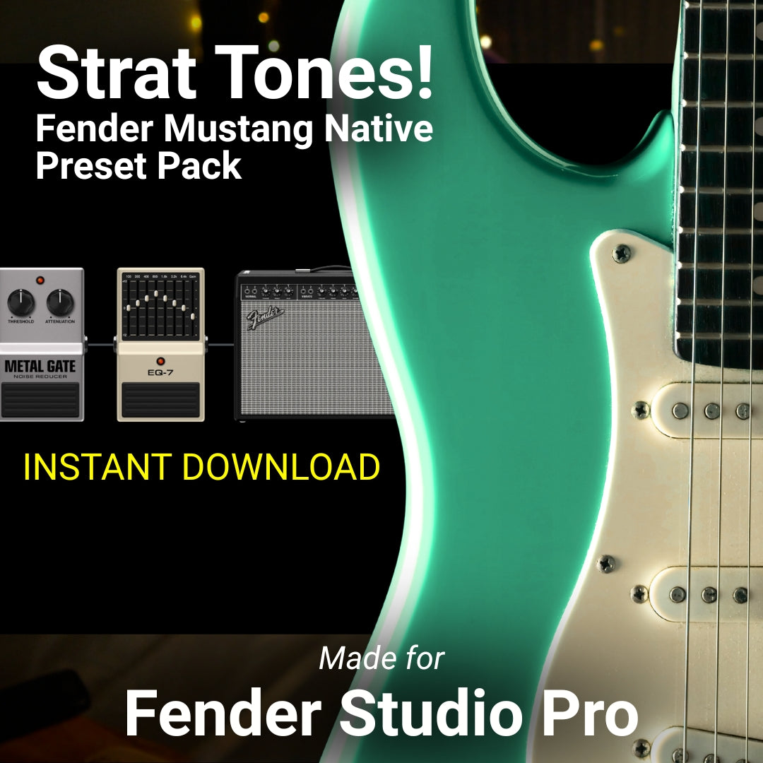 Strat Tones! Fender Mustang Native Preset Pack