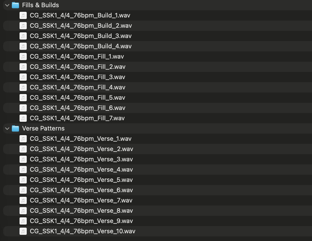 Song Starter Kit: Drums Volume 1
