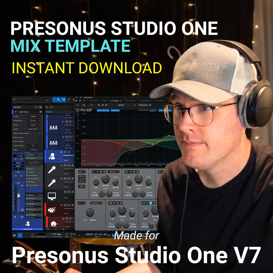 Presonus Studio One Mix Template + Song Session Download